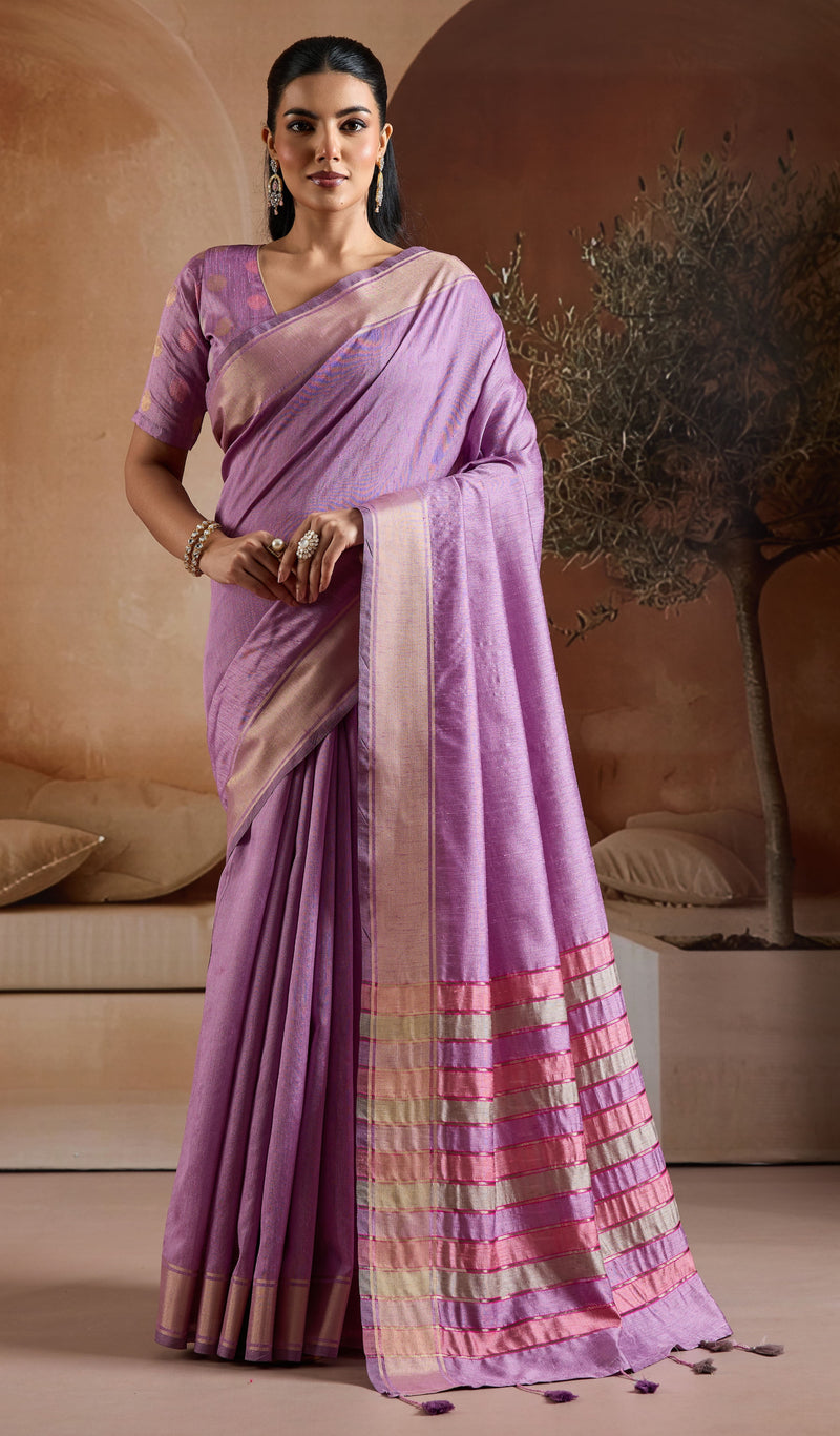 Handwoven Bhagalpuri Weaving Saree