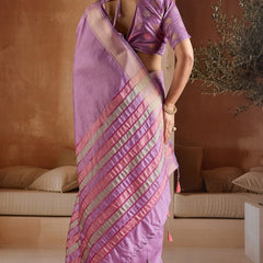 Handwoven Bhagalpuri Weaving Saree