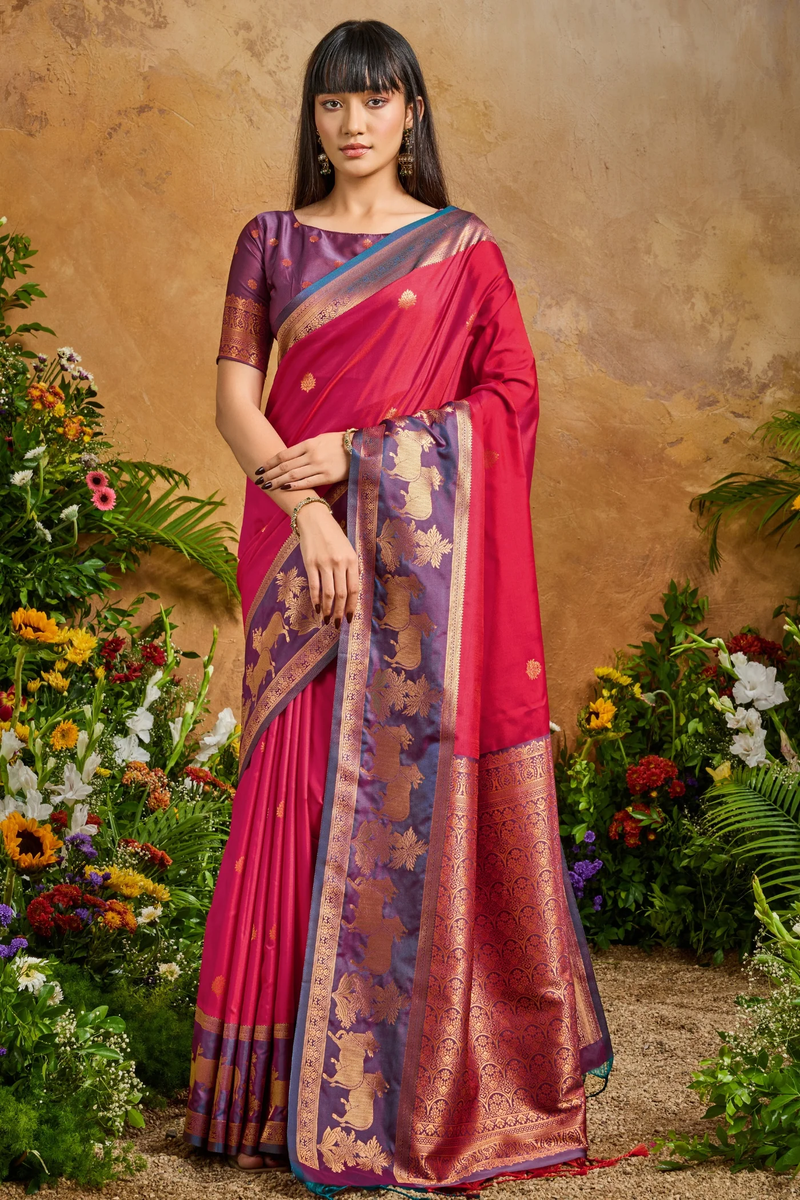 Pure Silk Handloom Weaving Saree