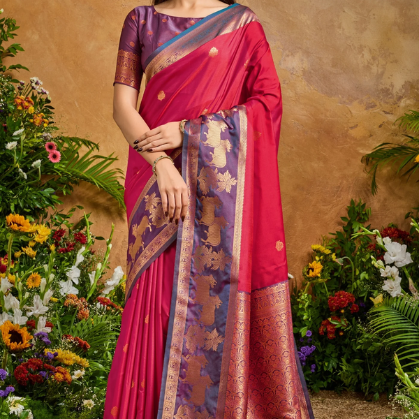 Pure Silk Handloom Weaving Saree