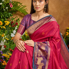 Pure Silk Handloom Weaving Saree