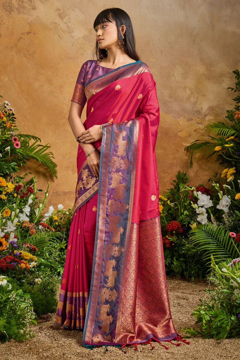 Pure Silk Handloom Weaving Saree