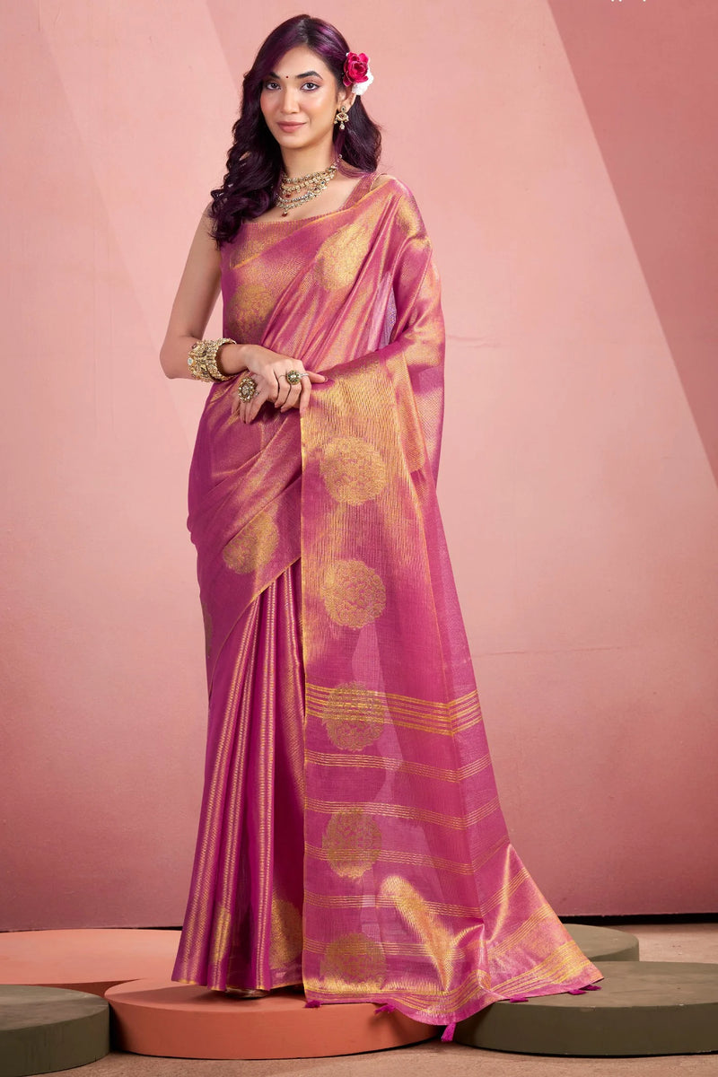 Tissue Fancy Weave Saree