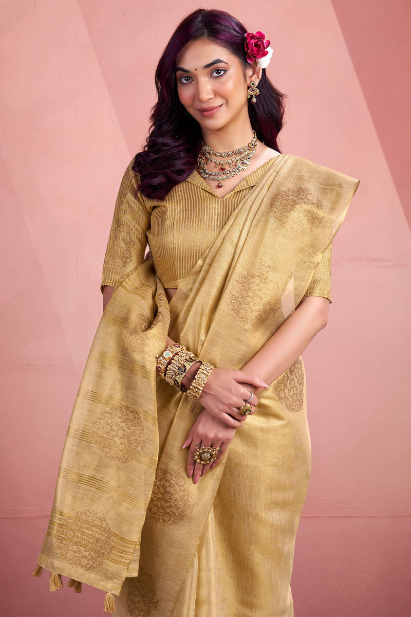 Tissue Fancy Weave Saree