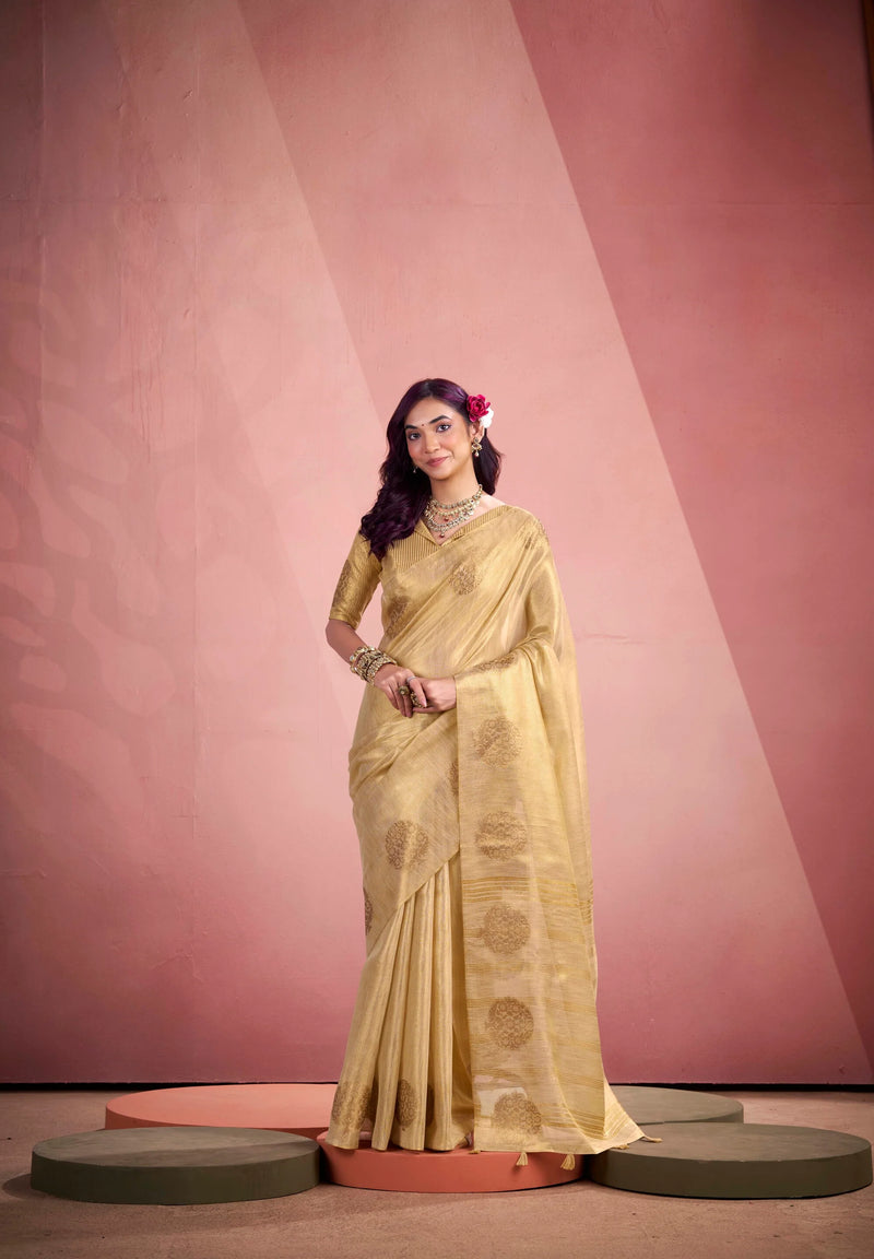 Tissue Fancy Weave Saree