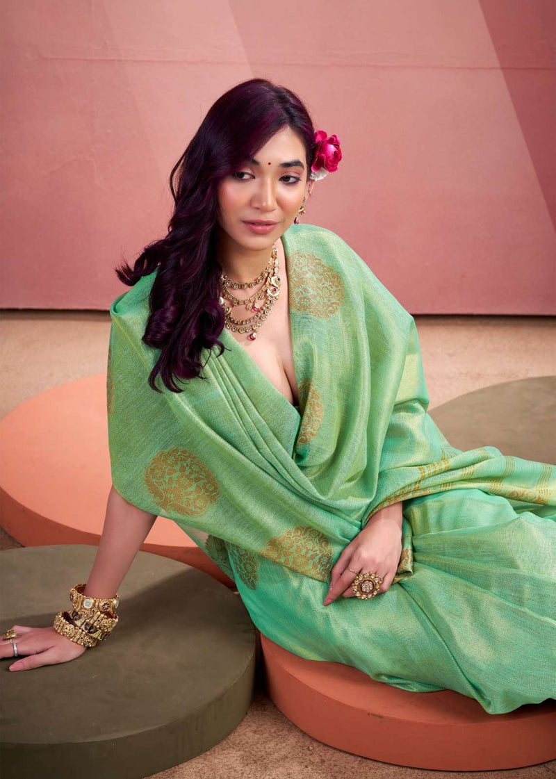 Tissue Fancy Weave Saree