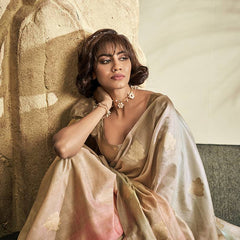 Handloom Silk with Digital Prints Saree