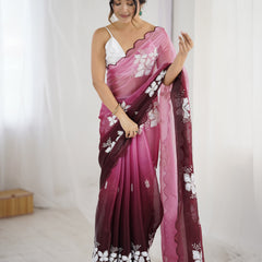 Zimi Chu Sequin Saree