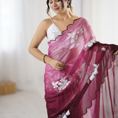 Zimi Chu Sequin Saree