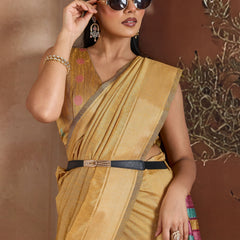 Handwoven Bhagalpuri Weaving Saree