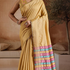 Handwoven Bhagalpuri Weaving Saree