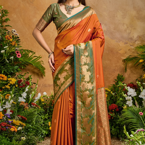 Pure Silk Handloom Weaving Saree
