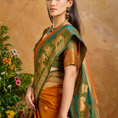 Pure Silk Handloom Weaving Saree