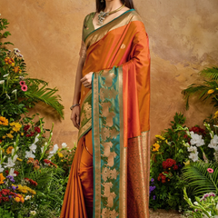 Pure Silk Handloom Weaving Saree