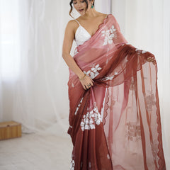Zimi Chu Sequin Saree