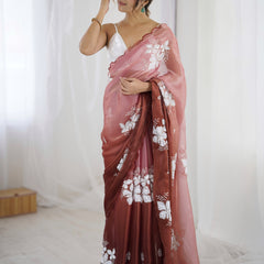 Zimi Chu Sequin Saree