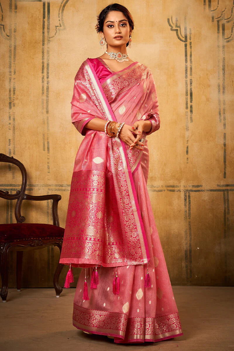 Banarasi Silk with Zari Work Saree