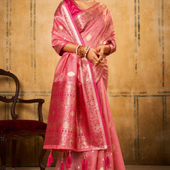 Banarasi Silk with Zari Work Saree