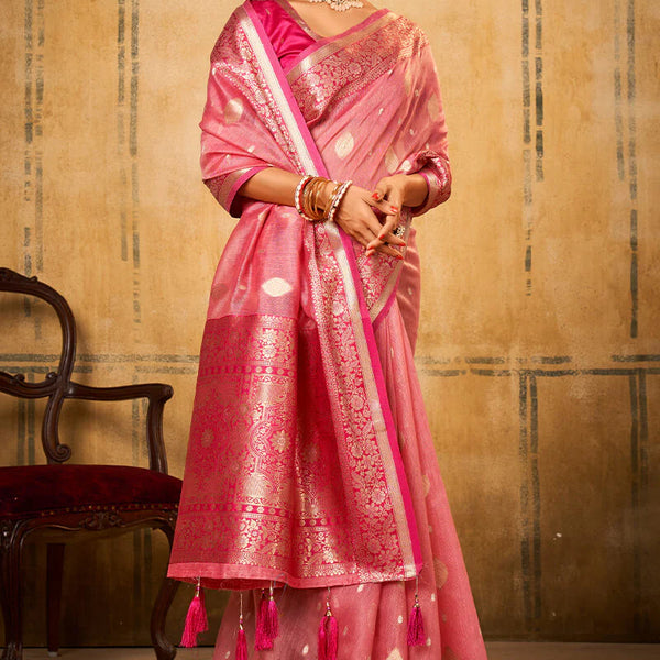 Banarasi Silk with Zari Work Saree