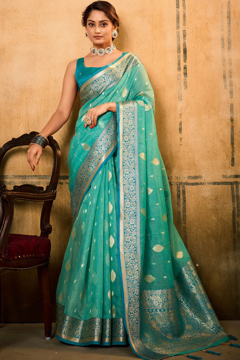 Banarasi Silk with Zari Work Saree