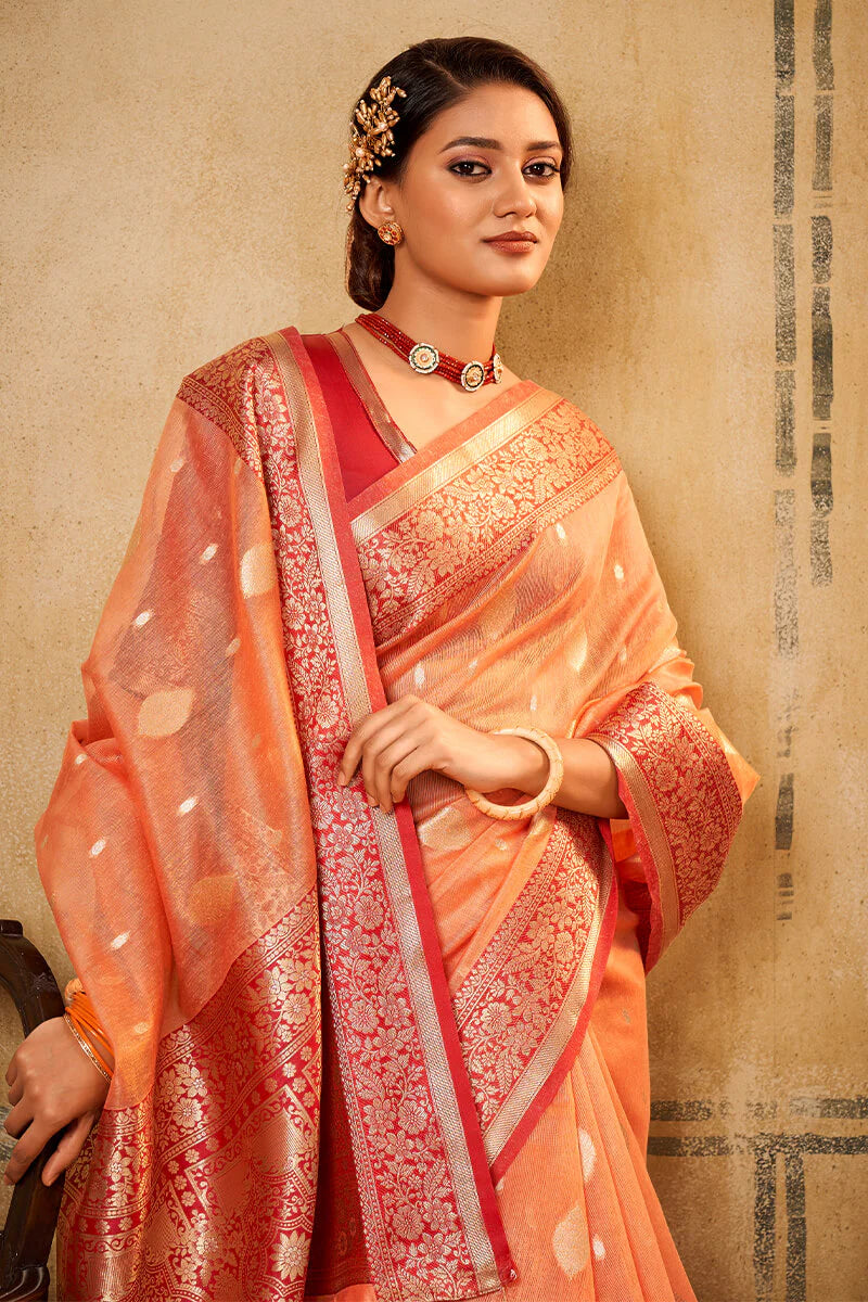 Banarasi Silk with Zari Work Saree
