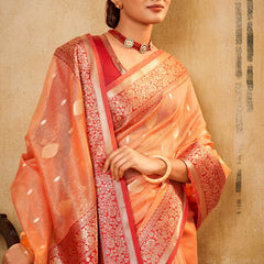 Banarasi Silk with Zari Work Saree