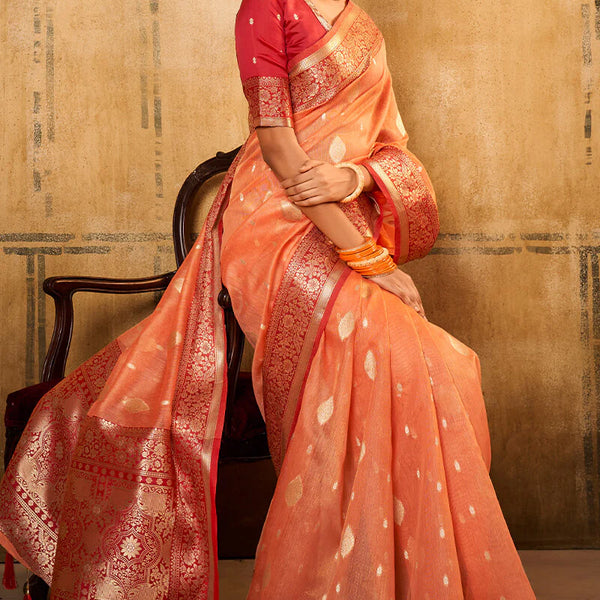 Banarasi Silk with Zari Work Saree