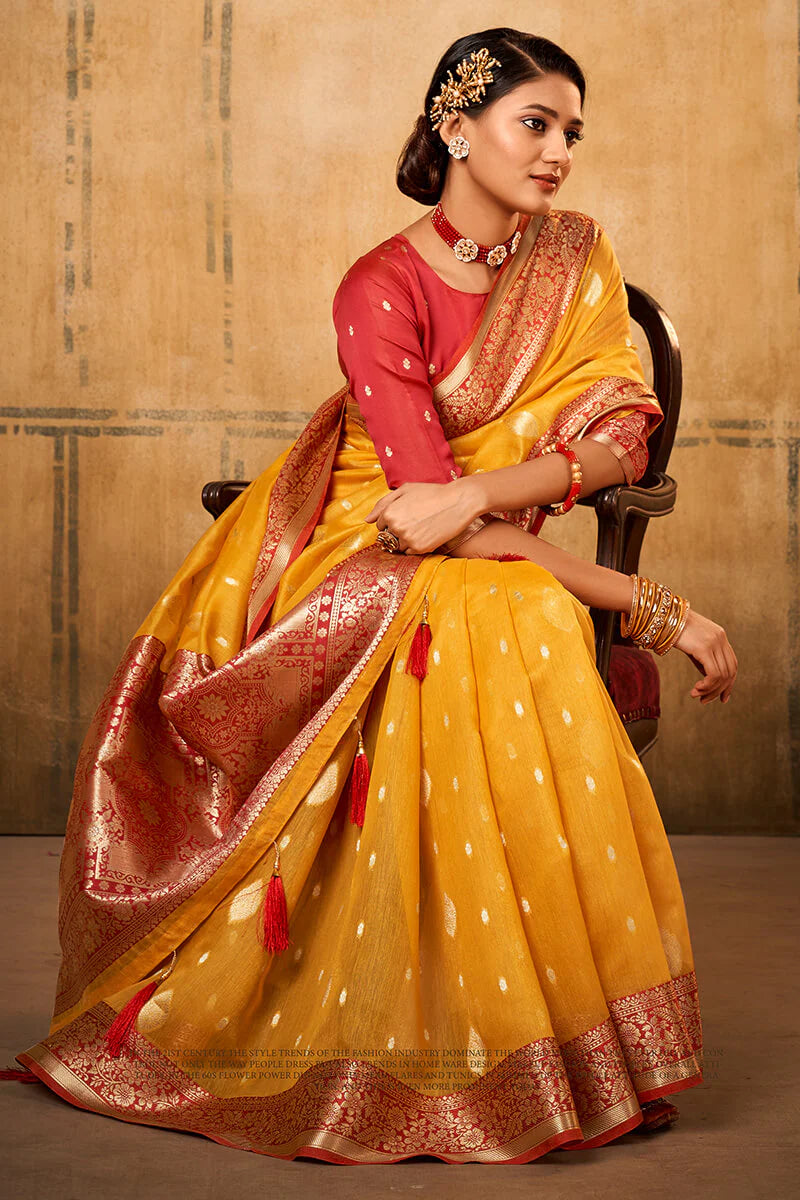 Banarasi Silk with Zari Work Saree