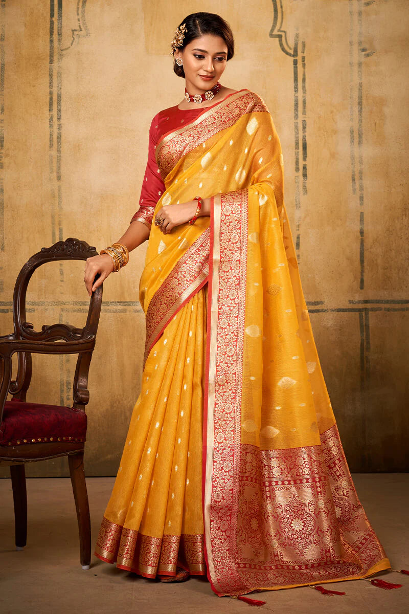Banarasi Silk with Zari Work Saree