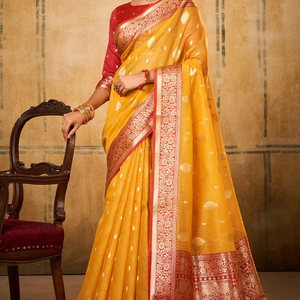 Banarasi Silk with Zari Work Saree