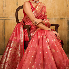 Banarasi Silk with Zari Work Saree