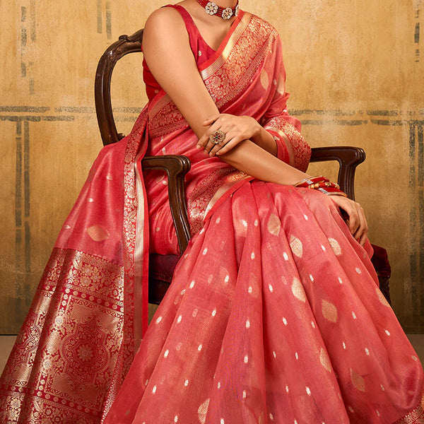 Banarasi Silk with Zari Work Saree