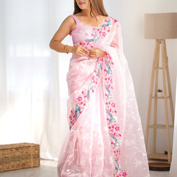 The Organza Starlight Saree
