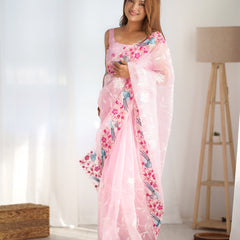 The Organza Starlight Saree