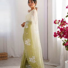 Padded Texture & Sequins Sparkle Saree