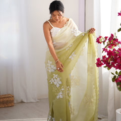 Padded Texture & Sequins Sparkle Saree