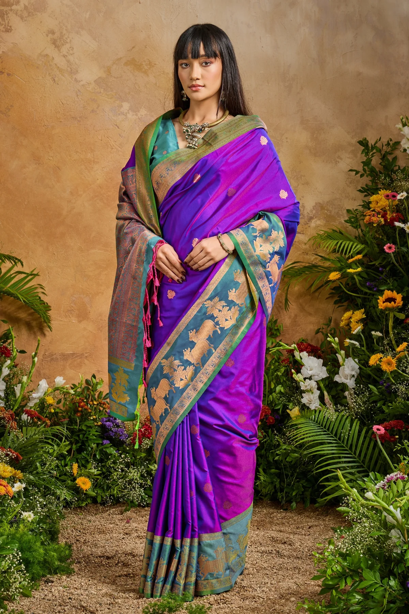 Pure Silk Handloom Weaving Saree