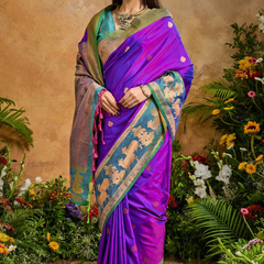 Pure Silk Handloom Weaving Saree