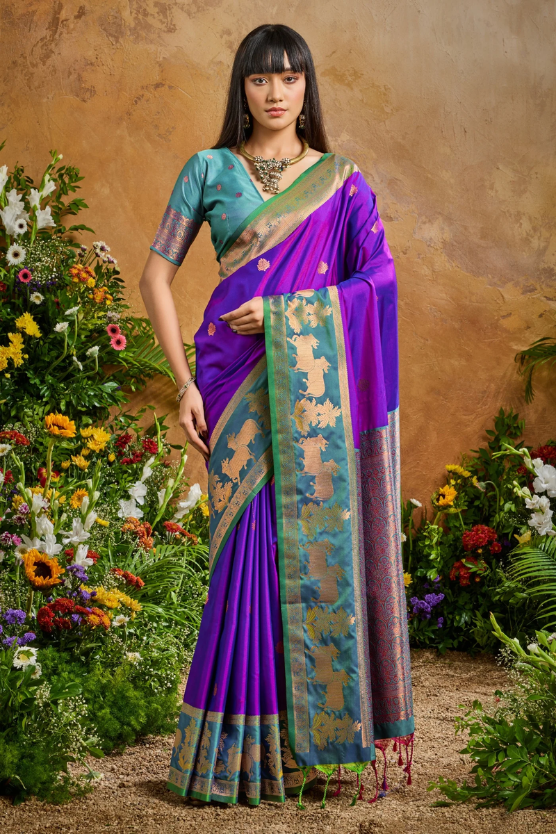 Pure Silk Handloom Weaving Saree
