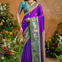Pure Silk Handloom Weaving Saree