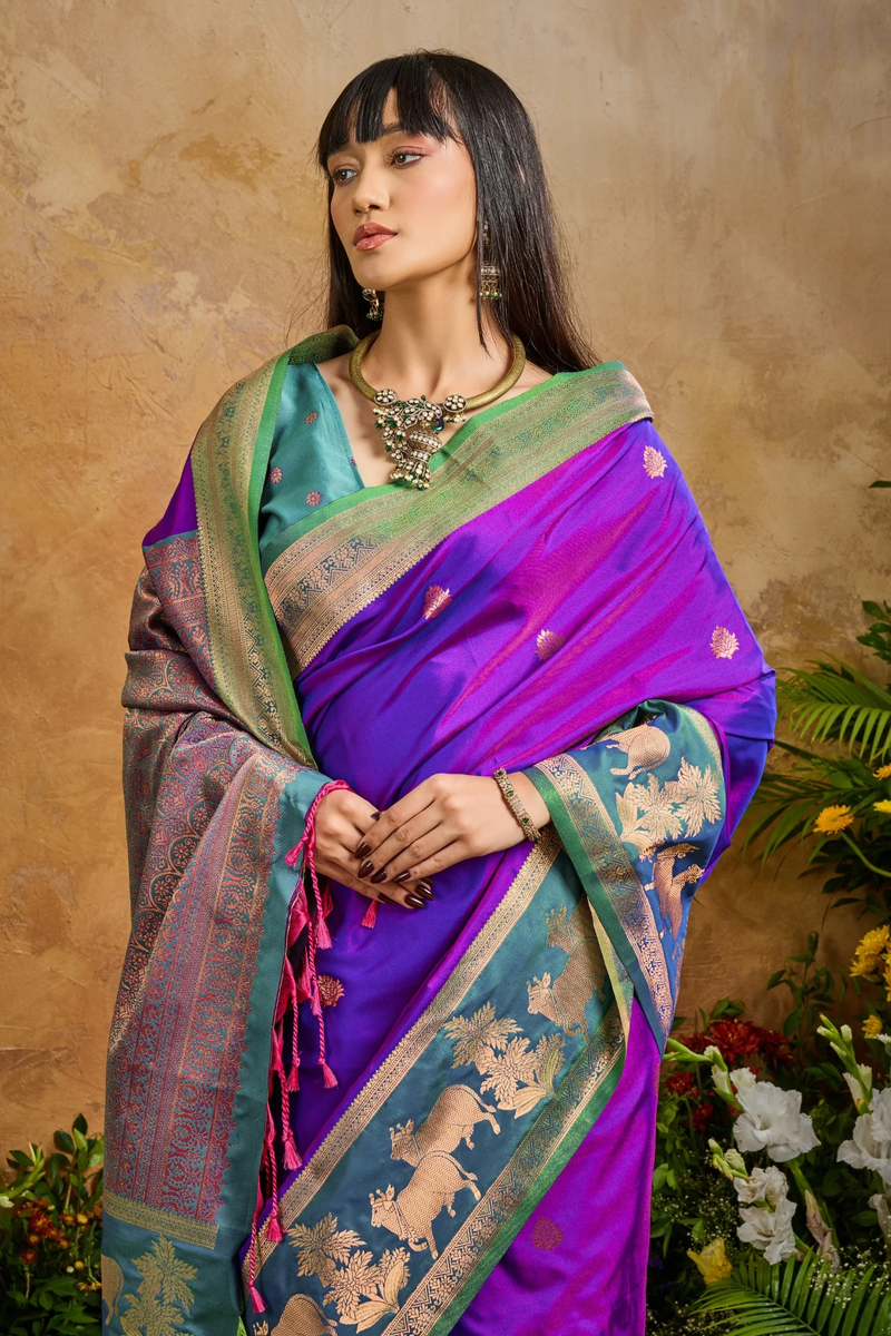 Pure Silk Handloom Weaving Saree