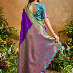 Pure Silk Handloom Weaving Saree