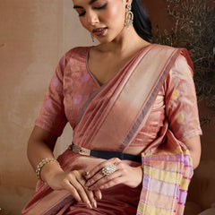 Handwoven Bhagalpuri Weaving Saree