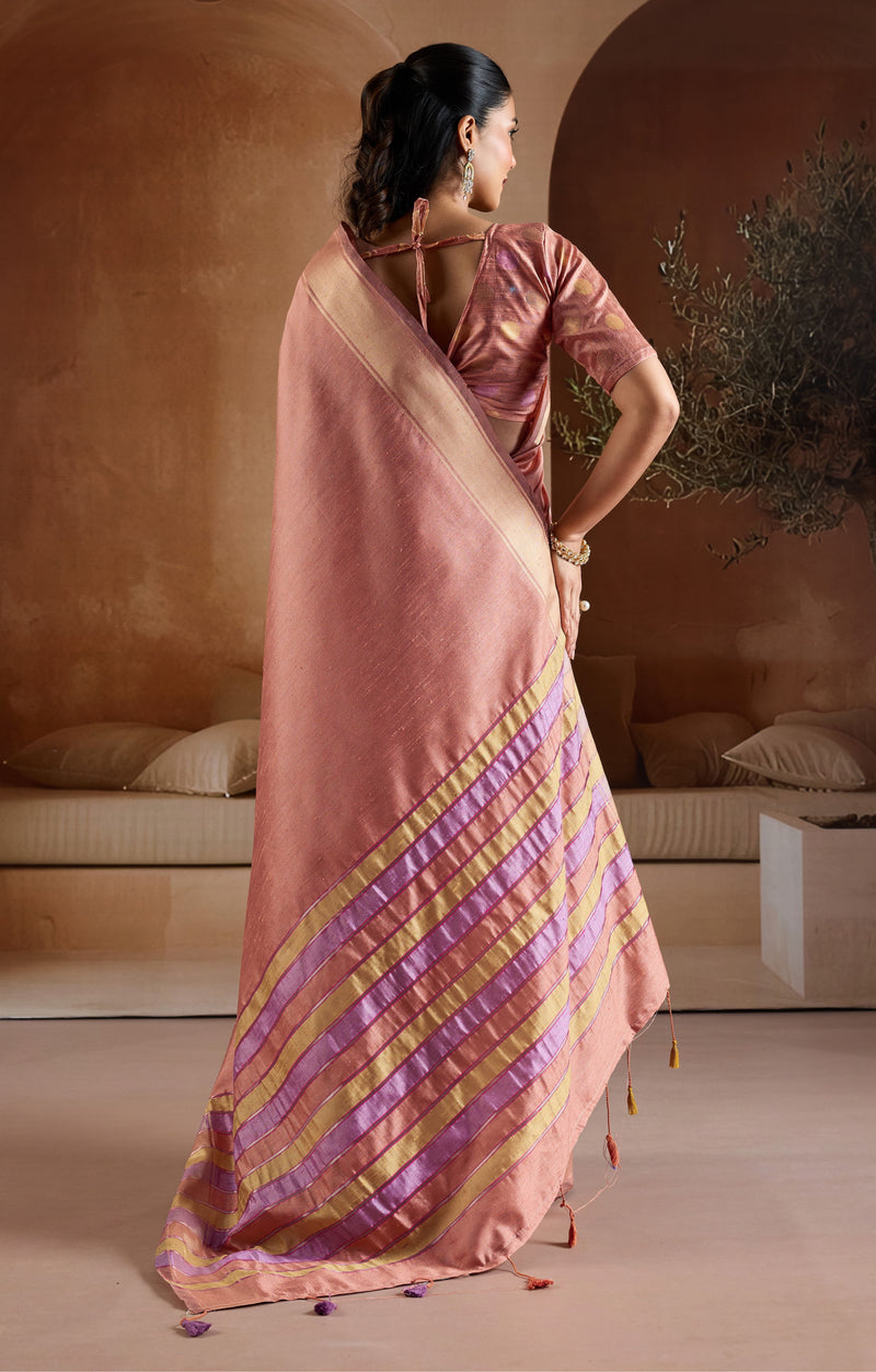 Handwoven Bhagalpuri Weaving Saree