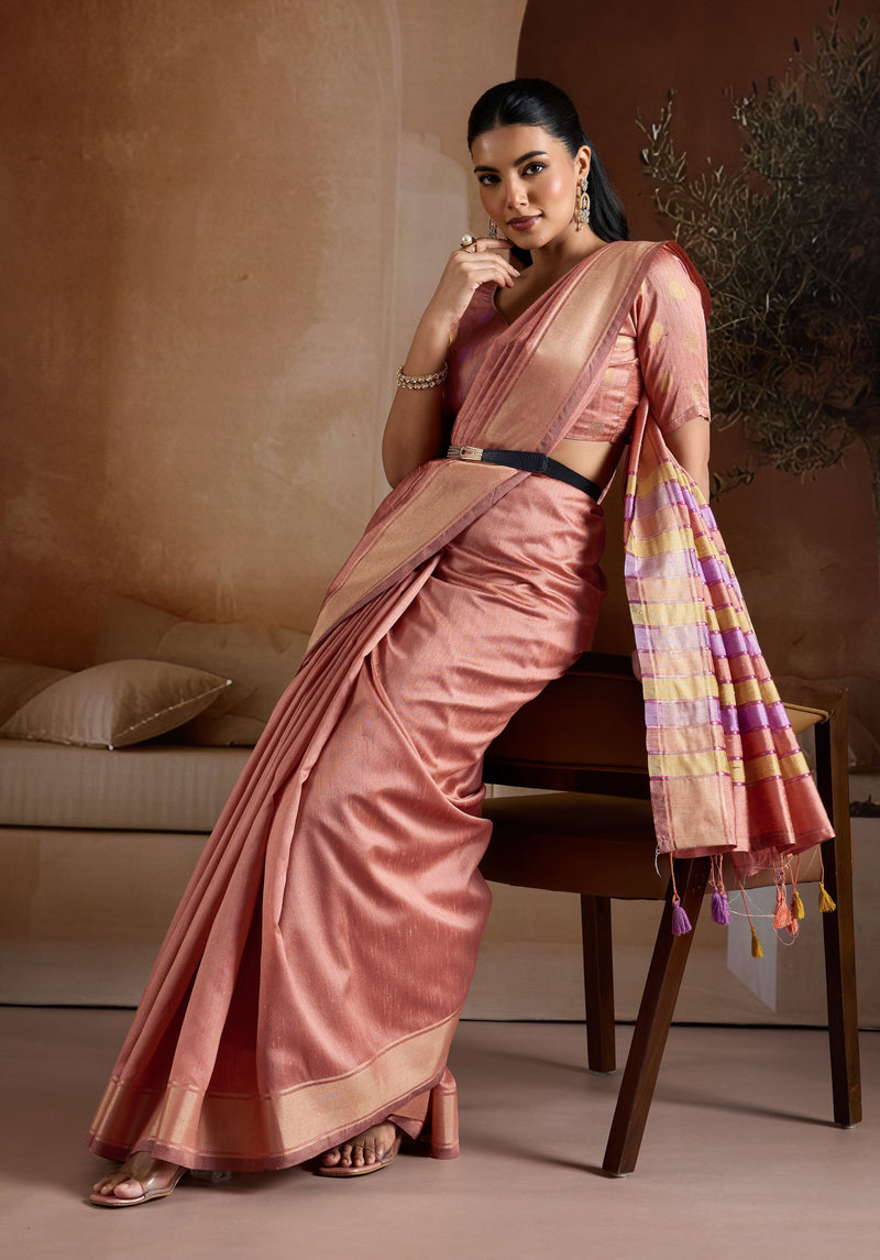 Handwoven Bhagalpuri Weaving Saree