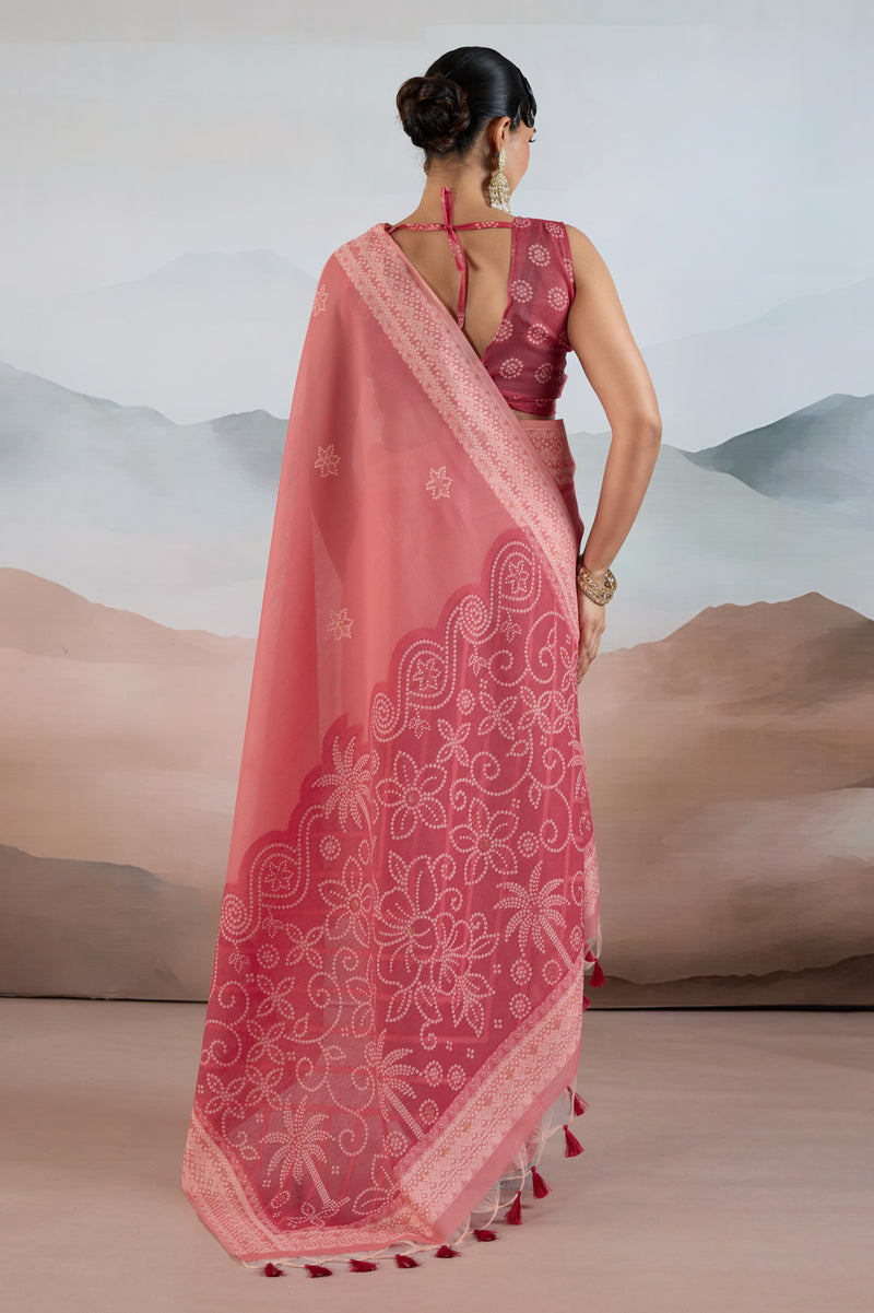 Pure Viscose Cotton Handloom Weave Saree