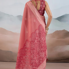 Pure Viscose Cotton Handloom Weave Saree