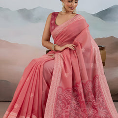 Pure Viscose Cotton Handloom Weave Saree