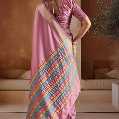 Handwoven Bhagalpuri Weaving Saree
