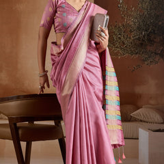 Handwoven Bhagalpuri Weaving Saree
